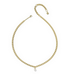 Kendra Scott: Oakland Pearl Chain Necklace-Gold Freshwater Cultured Pearl-7- Jewelry-Kendra Scott-Usher & Co - Women's Boutique Located in Atoka, OK and Durant, OK