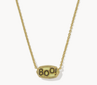 Kendra Scott: Elisa Boo Pendant Necklace-Gold White Glow in the Dark-7- Jewelry-Kendra Scott-Usher & Co - Women's Boutique Located in Atoka, OK and Durant, OK