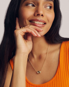 Kendra Scott: Elisa Boo Pendant Necklace-Gold & Black Granite-7- Jewelry-Kendra Scott-Usher & Co - Women's Boutique Located in Atoka, OK and Durant, OK