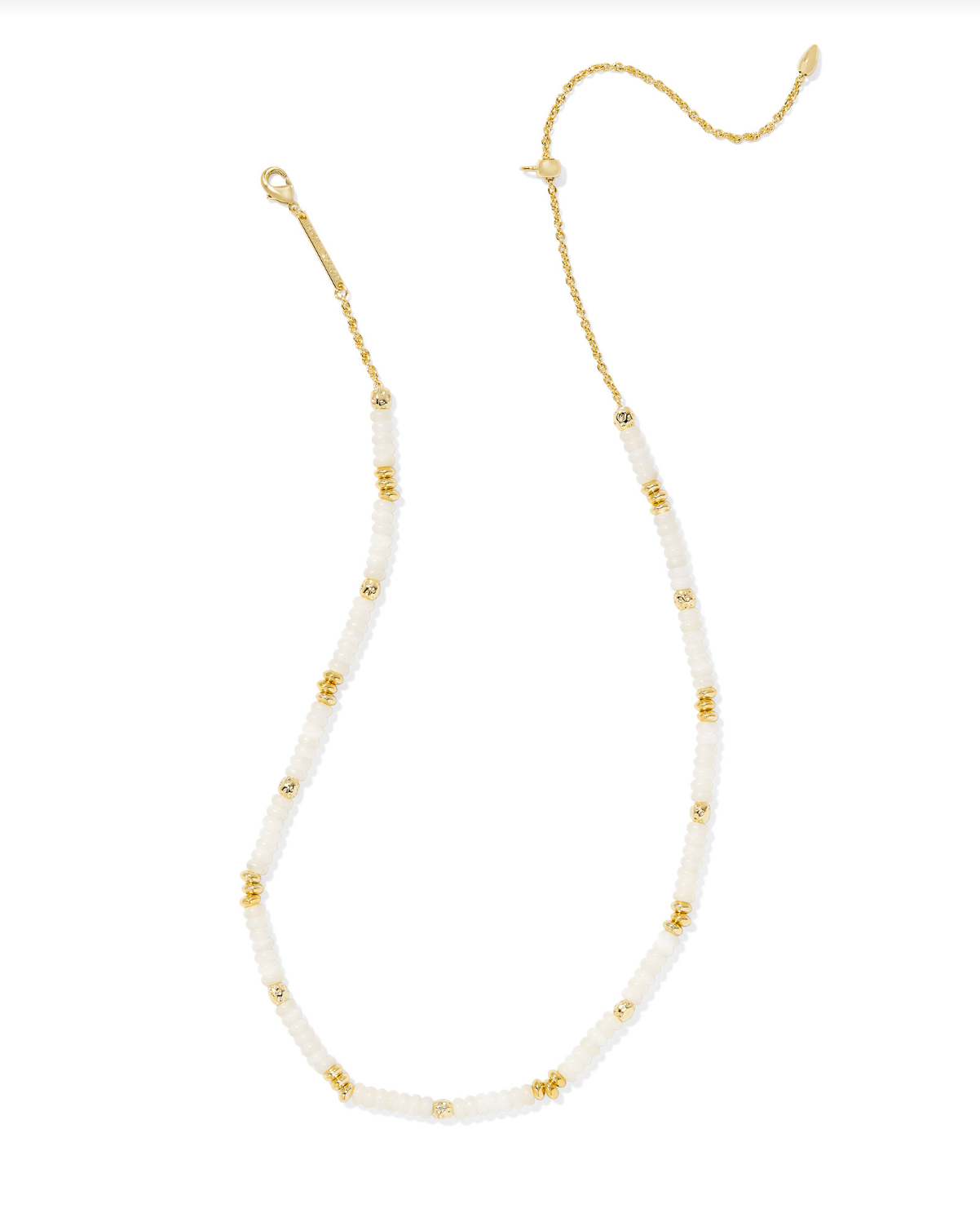 KENDRA SCOTT: Deliah Strand Necklace-Gold Ivory Mother Of Pearl-7- Jewelry-KENDRA SCOTT-Usher & Co - Women's Boutique Located in Atoka, OK and Durant, OK