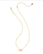 KENDRA SCOTT: Elisa Lattice Frame Necklace-Gold Blush Ivory Mother Of Pearl-7- Jewelry-KENDRA SCOTT-Usher & Co - Women's Boutique Located in Atoka, OK and Durant, OK