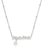 KENDRA SCOTT: Mama Crystal Necklace-Silver-7- Jewelry-KENDRA SCOTT-Usher & Co - Women's Boutique Located in Atoka, OK and Durant, OK