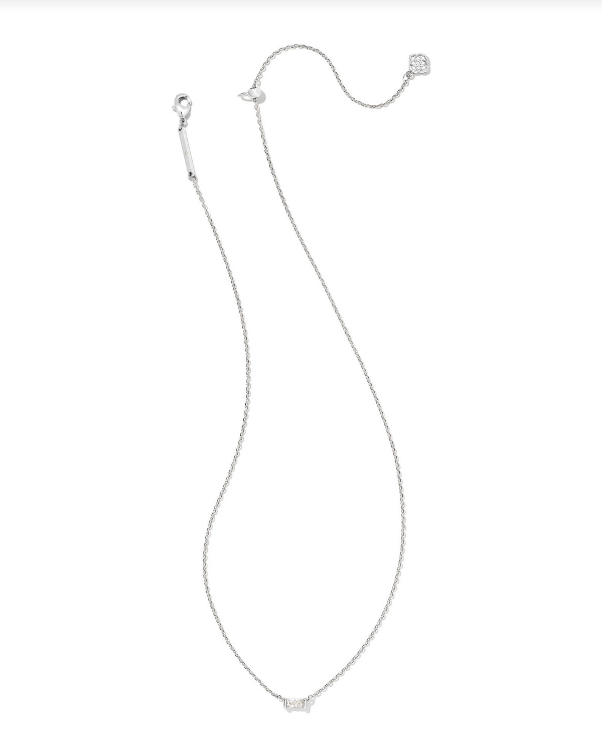 Kendra Scott: Juliette Necklace-Silver-7- Jewelry-Kendra Scott-Usher & Co - Women's Boutique Located in Atoka, OK and Durant, OK