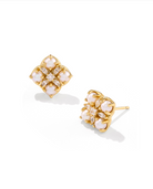 Kendra Scott: Dira Pearl Studs-Gold Freshwater Cultured Pearl-7- Jewelry-Kendra Scott-Usher & Co - Women's Boutique Located in Atoka, OK and Durant, OK