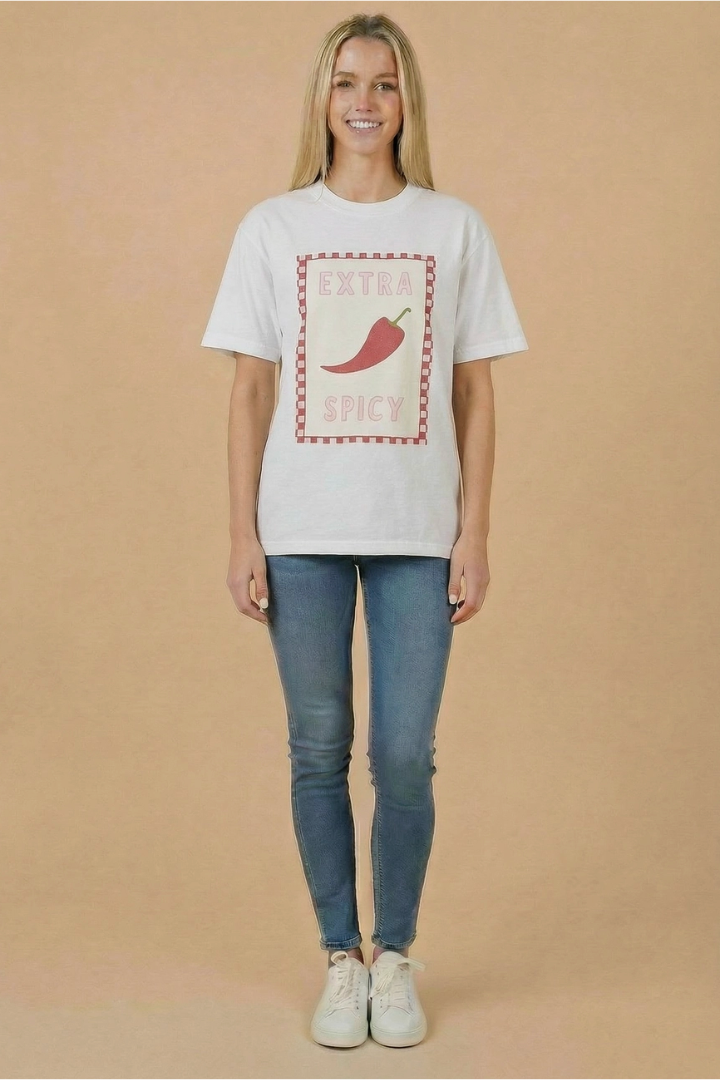 Extra Spicy Tee-1- Tops-Jade by Jane-Usher & Co - Women's Boutique Located in Atoka, OK and Durant, OK