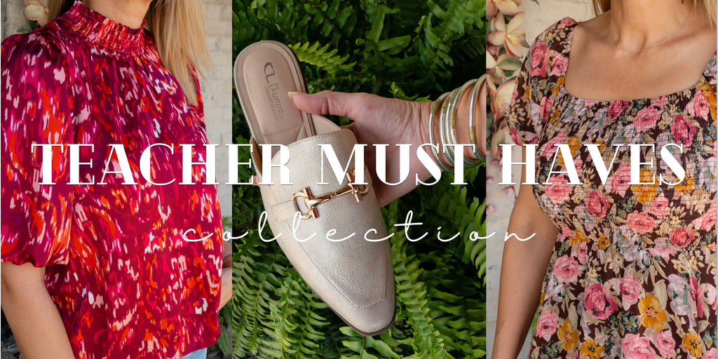 Shop New Arrivals - Our Teacher Must Haves Collection | Usher & Co, Women's Online and In Store Fashion Boutique located in Durant and Atoka, Oklahoma