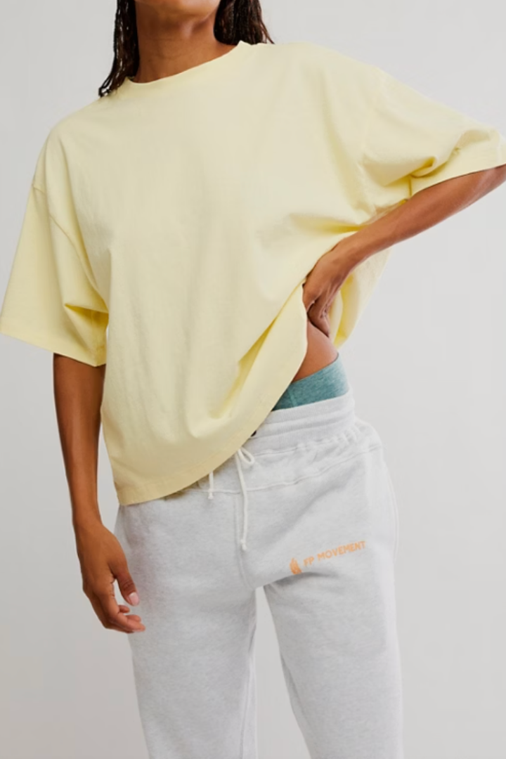 FP Movement: Tackle Tee-Sunlit-1- Tops-Free People Movement-Usher & Co - Women's Boutique Located in Atoka, OK and Durant, OK
