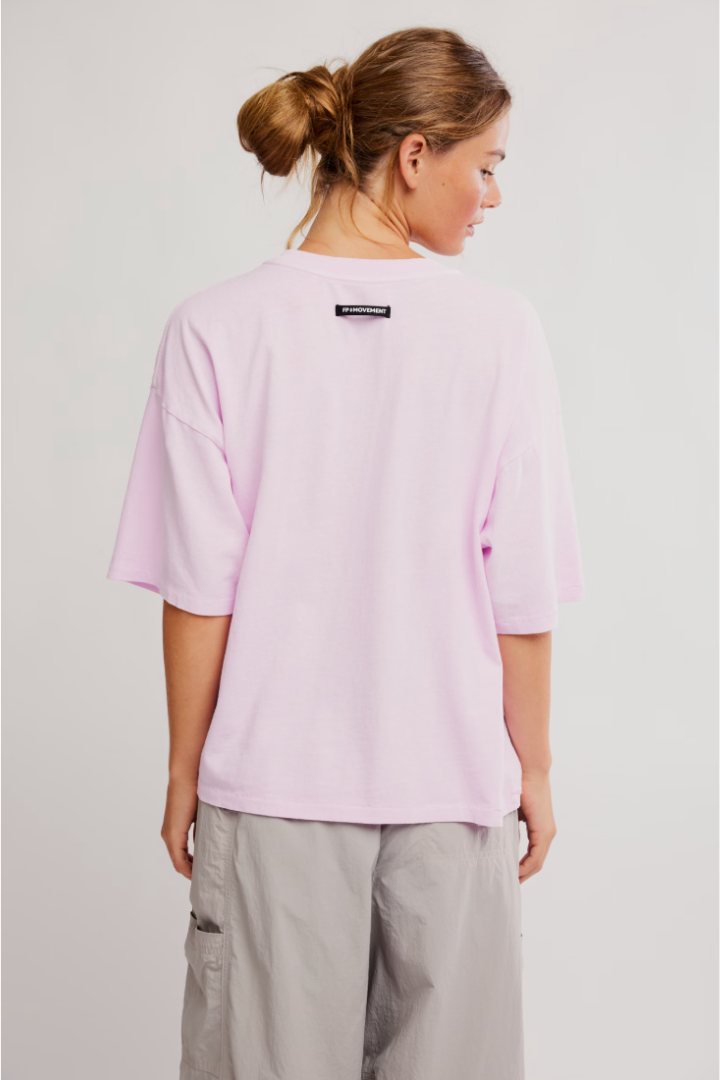 FP Movement: Tackle Tee-Ultra Violet-1- Tops-Free People Movement-Usher & Co - Women's Boutique Located in Atoka, OK and Durant, OK