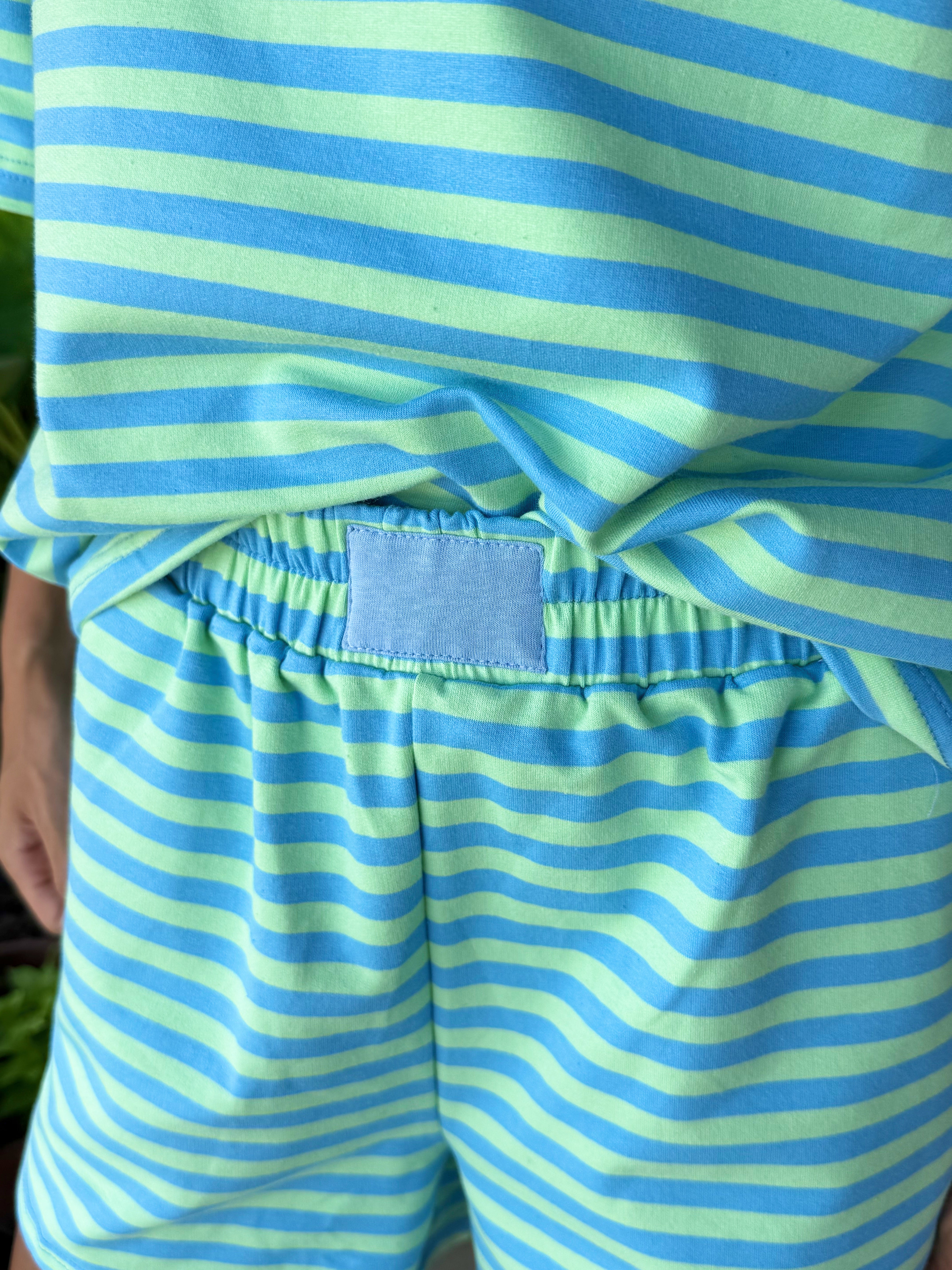 Milou Striped Set-3- Sets/Lounge-Aapparella-Usher & Co - Women's Boutique Located in Atoka, OK and Durant, OK
