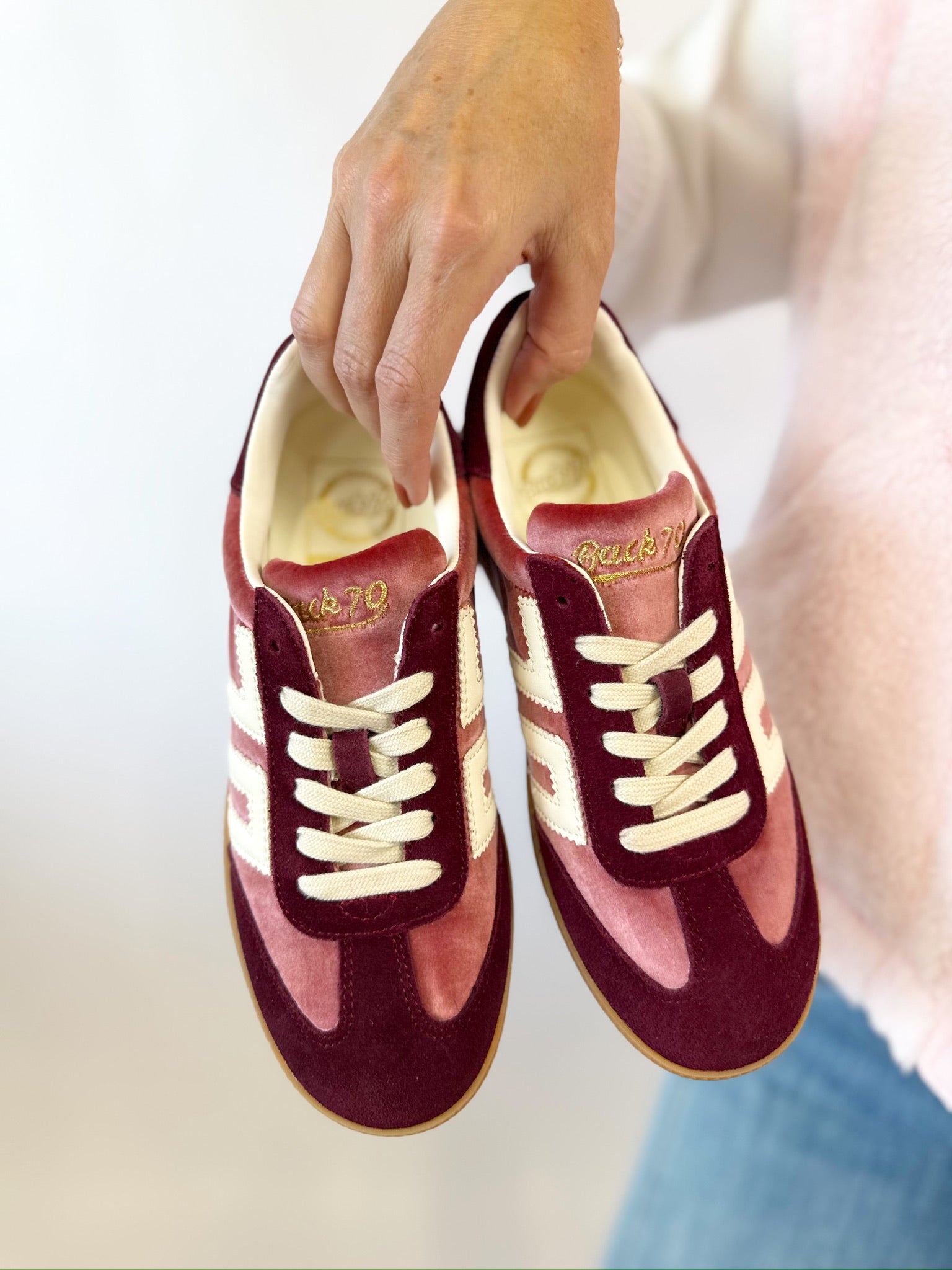 Back 70: Cloud W26-Velvet Wine Butter-9- Shoes-BACK 70-Usher & Co - Women's Boutique Located in Atoka, OK and Durant, OK