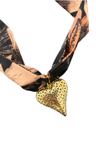 Celeste Puff Heart Scarf Necklace-8- Accessory-VIRTUE-Usher & Co - Women's Boutique Located in Atoka, OK and Durant, OK