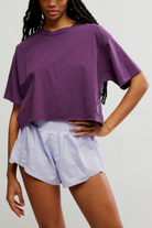FP Movement: Inspire Tee-Black Cherry-1- Tops-Free People Movement-Usher & Co - Women's Boutique Located in Atoka, OK and Durant, OK