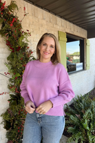 Noble Sweater-Mauve-1- Tops-Zenana-Usher & Co - Women's Boutique Located in Atoka, OK and Durant, OK
