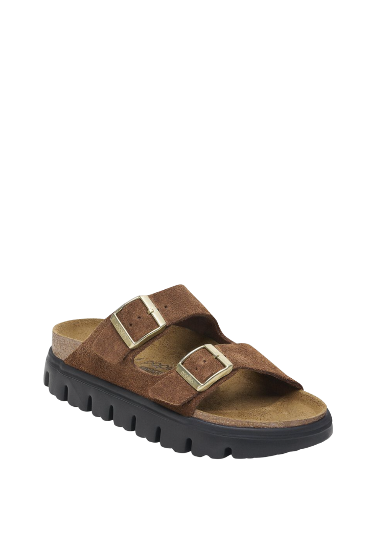 Birkenstock: Arizona Chunky Suede-Dark Tea-9- Shoes-BIRKENSTOCK-Usher & Co - Women's Boutique Located in Atoka, OK and Durant, OK