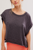FP Movement: My Time Tee-Black-1- Tops-Free People Movement-Usher & Co - Women's Boutique Located in Atoka, OK and Durant, OK