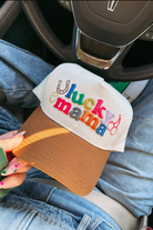 Lucky Mama Trucker Hat-8- Accessory-Etta + East-Usher & Co - Women's Boutique Located in Atoka, OK and Durant, OK