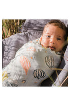 Milkbarn: Organic Swaddle - Vintage Balloons-12- Baby/Kids/Men-Milkbarn-Usher & Co - Women's Boutique Located in Atoka, OK and Durant, OK