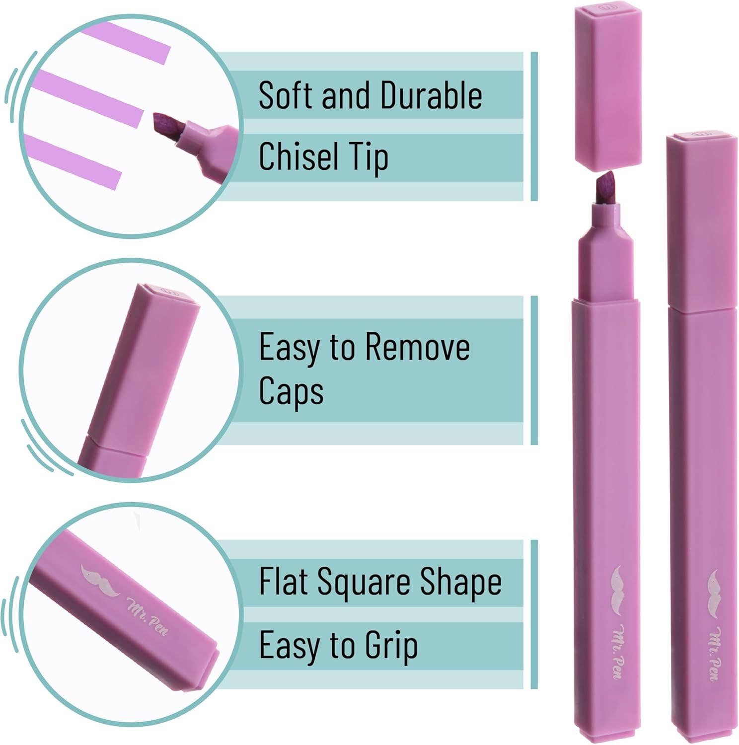 Aesthetic Highlighters 10 Pack Candy Colors-11- Gift/Home-Mr. Pen-Usher & Co - Women's Boutique Located in Atoka, OK and Durant, OK