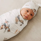 Copper Pearl: Knit Swaddle Blanket - Boone-12- Baby/Kids/Men-Copper Pearl-Usher & Co - Women's Boutique Located in Atoka, OK and Durant, OK