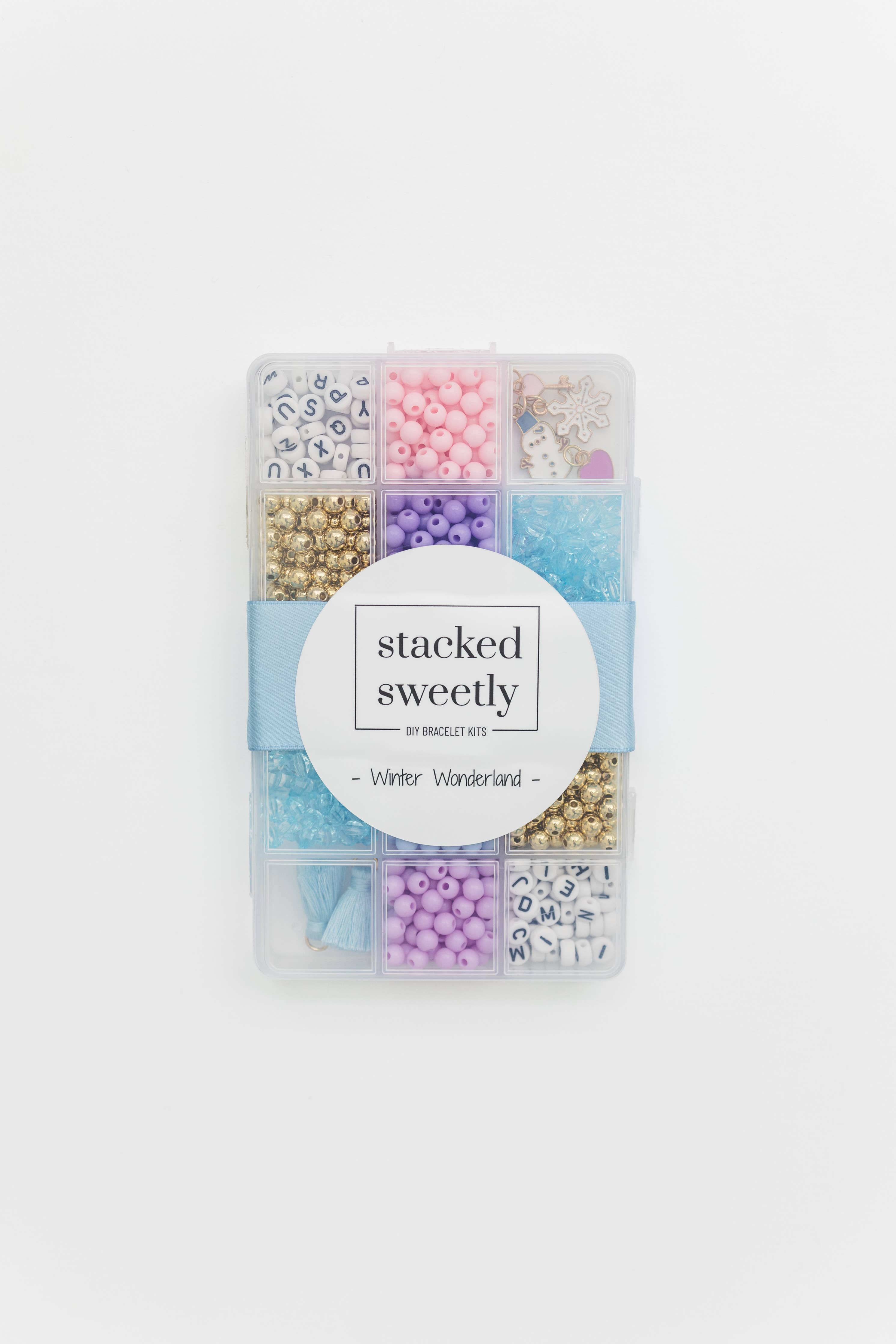 Winter Wonderland Stretchy Bracelet Kit -11- Gift/Home-Stacked Sweetly-Usher & Co - Women's Boutique Located in Atoka, OK and Durant, OK