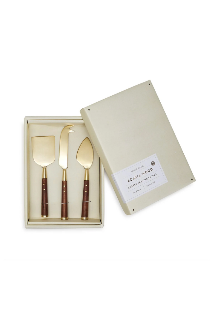Cheese Knives Set-14-DISTRESSED-Two's Company-Usher & Co - Women's Boutique Located in Atoka, OK and Durant, OK