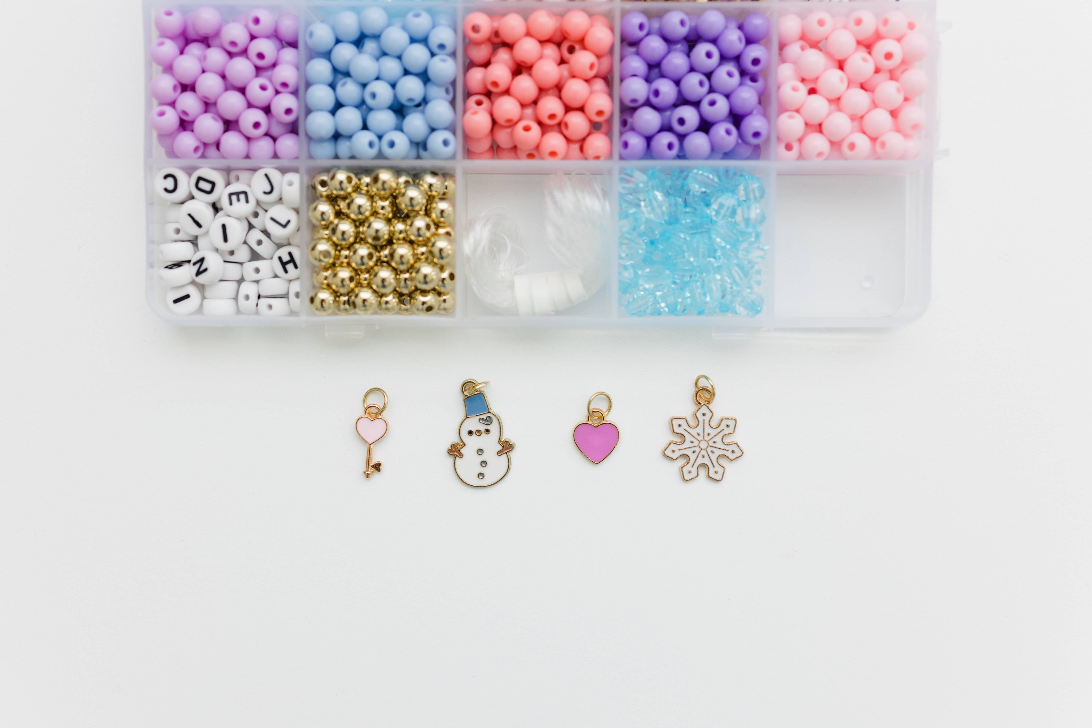 Winter Wonderland Stretchy Bracelet Kit -11- Gift/Home-Stacked Sweetly-Usher & Co - Women's Boutique Located in Atoka, OK and Durant, OK