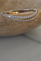 Gold Thick Stretchy Tennis Bracelet-7- Jewelry-CHANSUTTPEARLS-Usher & Co - Women's Boutique Located in Atoka, OK and Durant, OK