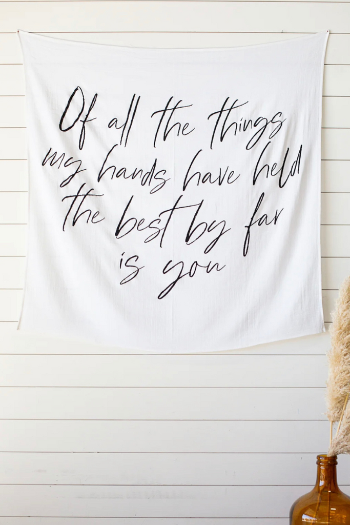 Organic Swaddle Blanket Of All The Things-Baby-Modern Burlap-Usher & Co - Women's Boutique Located in Atoka, OK and Durant, OK