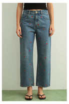 Apple of my Eye Jeans-5- Denim-Miou Muse-Usher & Co - Women's Boutique Located in Atoka, OK and Durant, OK