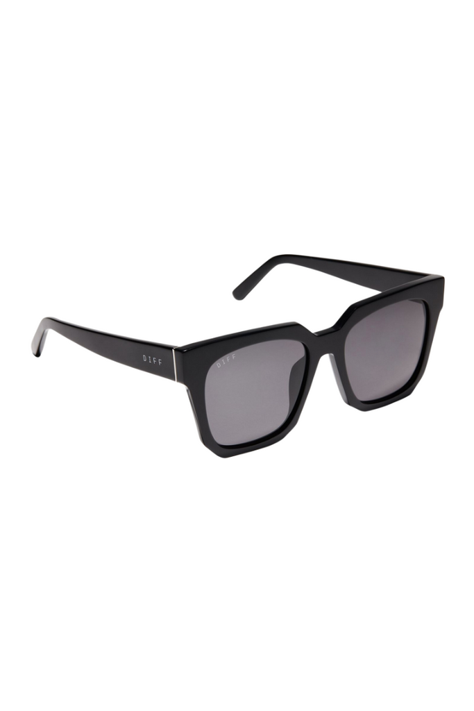 DIFF: Ariana II-Black+Gray-Sunglasses-DIFF-Usher & Co - Women's Boutique Located in Atoka, OK and Durant, OK