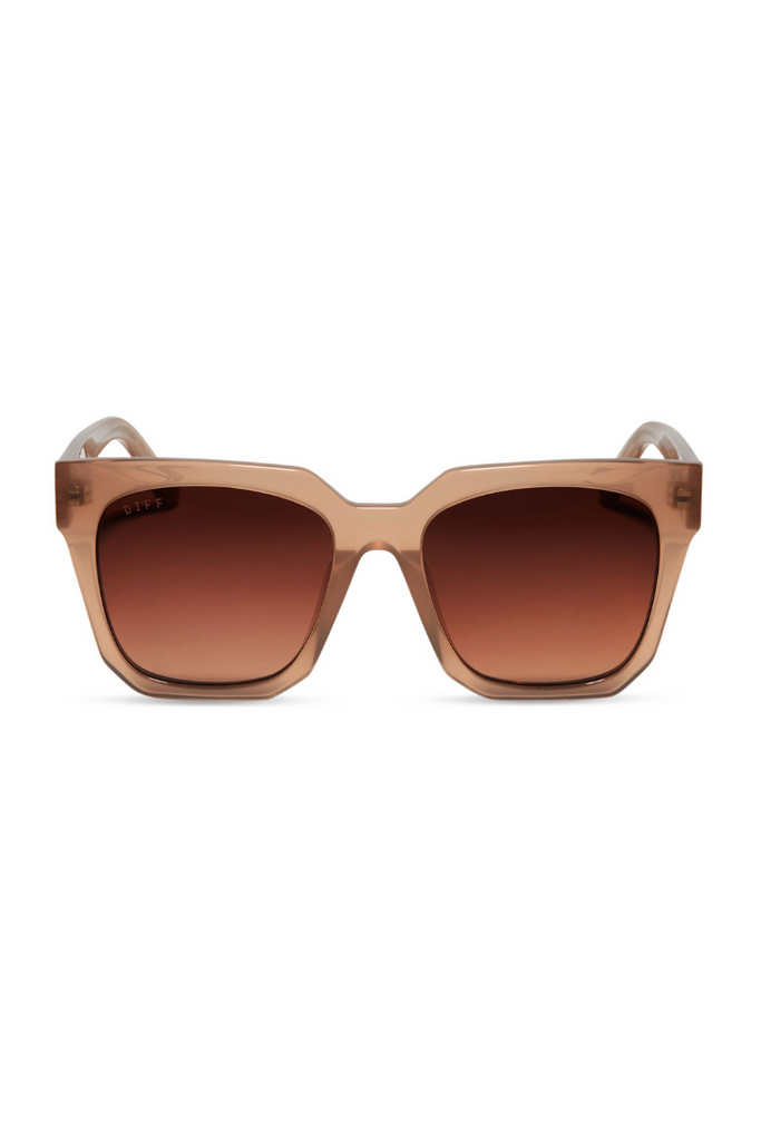DIFF: Ariana-Warm Taupe+Brown Gradient-Sunglasses-DIFF-Usher & Co - Women's Boutique Located in Atoka, OK and Durant, OK
