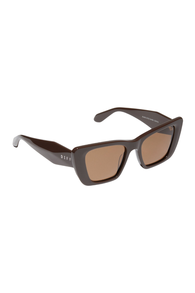 DIFF: Aura-Truffle+Brown-Sunglasses-DIFF-Usher & Co - Women's Boutique Located in Atoka, OK and Durant, OK