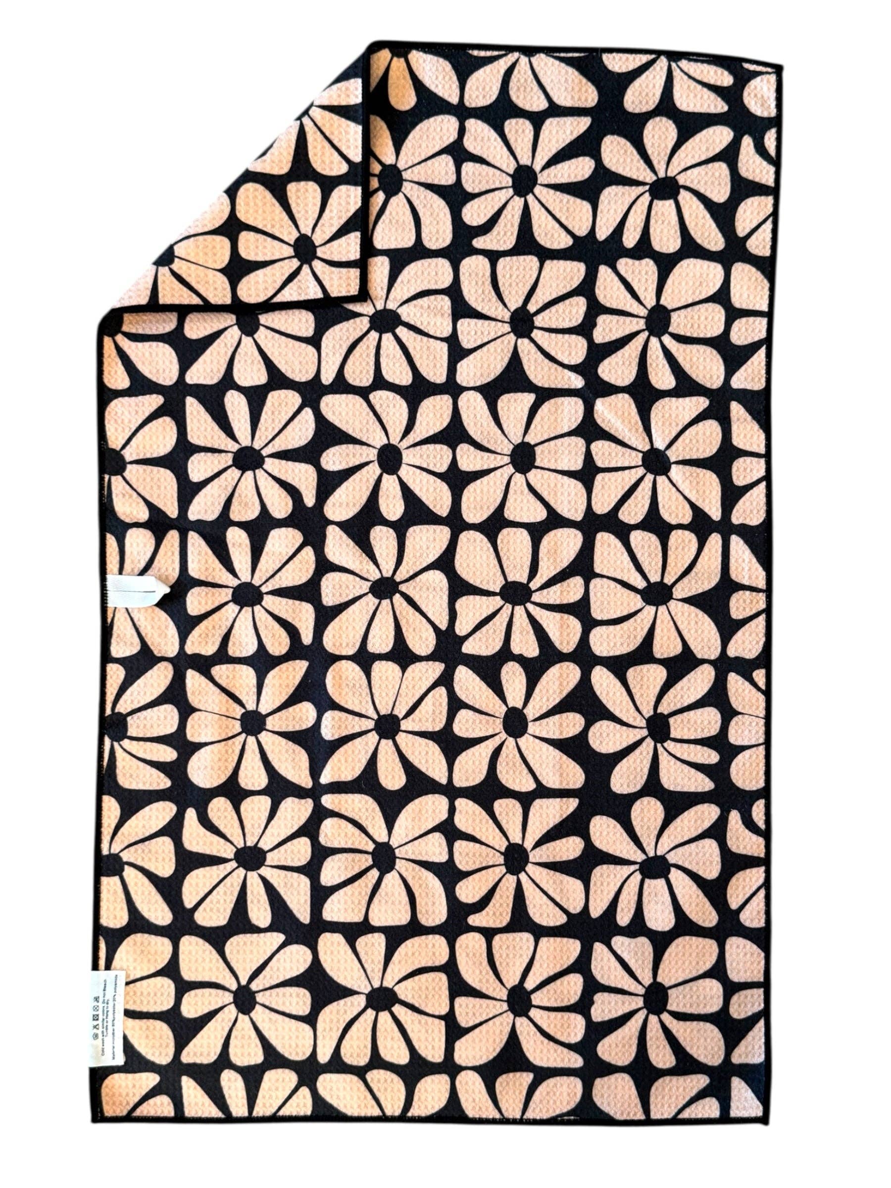 Dark Darling: Double-Sided Hand Towel-11- Gift/Home-Crae.Home-Usher & Co - Women's Boutique Located in Atoka, OK and Durant, OK