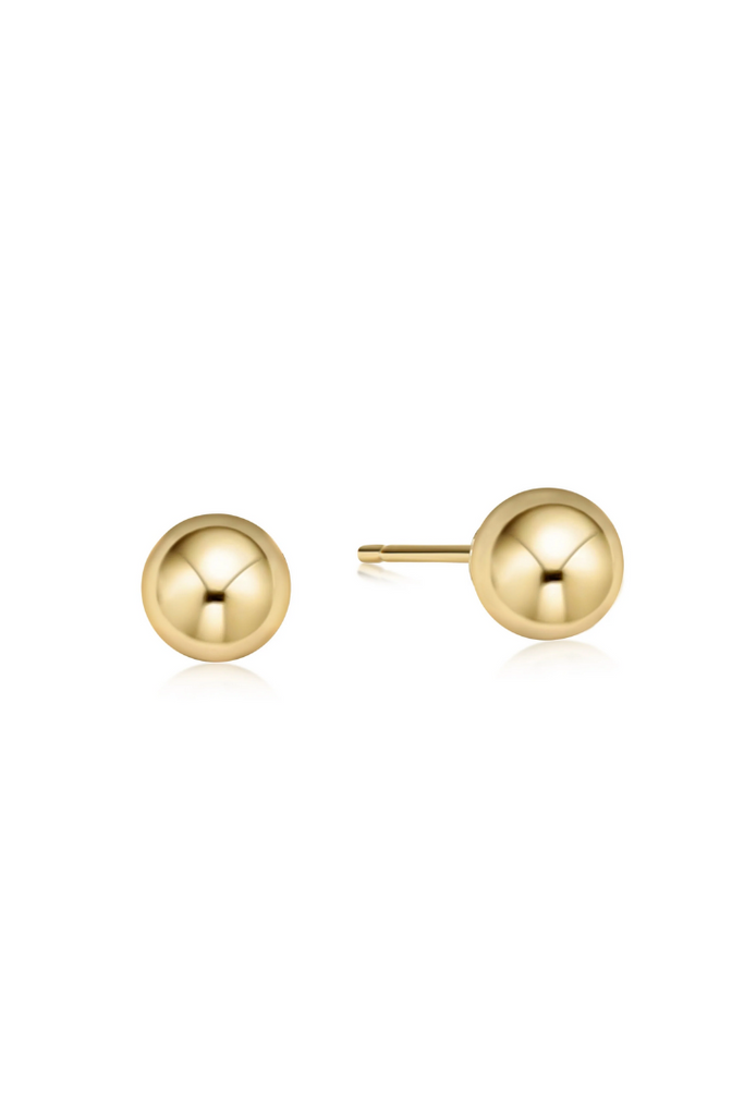 enewton: Classic Ball Stud-Gold-Earrings-ENEWTON-Usher & Co - Women's Boutique Located in Atoka, OK and Durant, OK