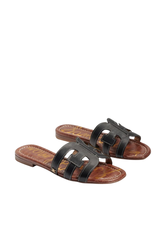 Sam Edelman: Bay Slide Sandal-Black-Shoes-Sam Edelman-Usher & Co - Women's Boutique Located in Atoka, OK and Durant, OK