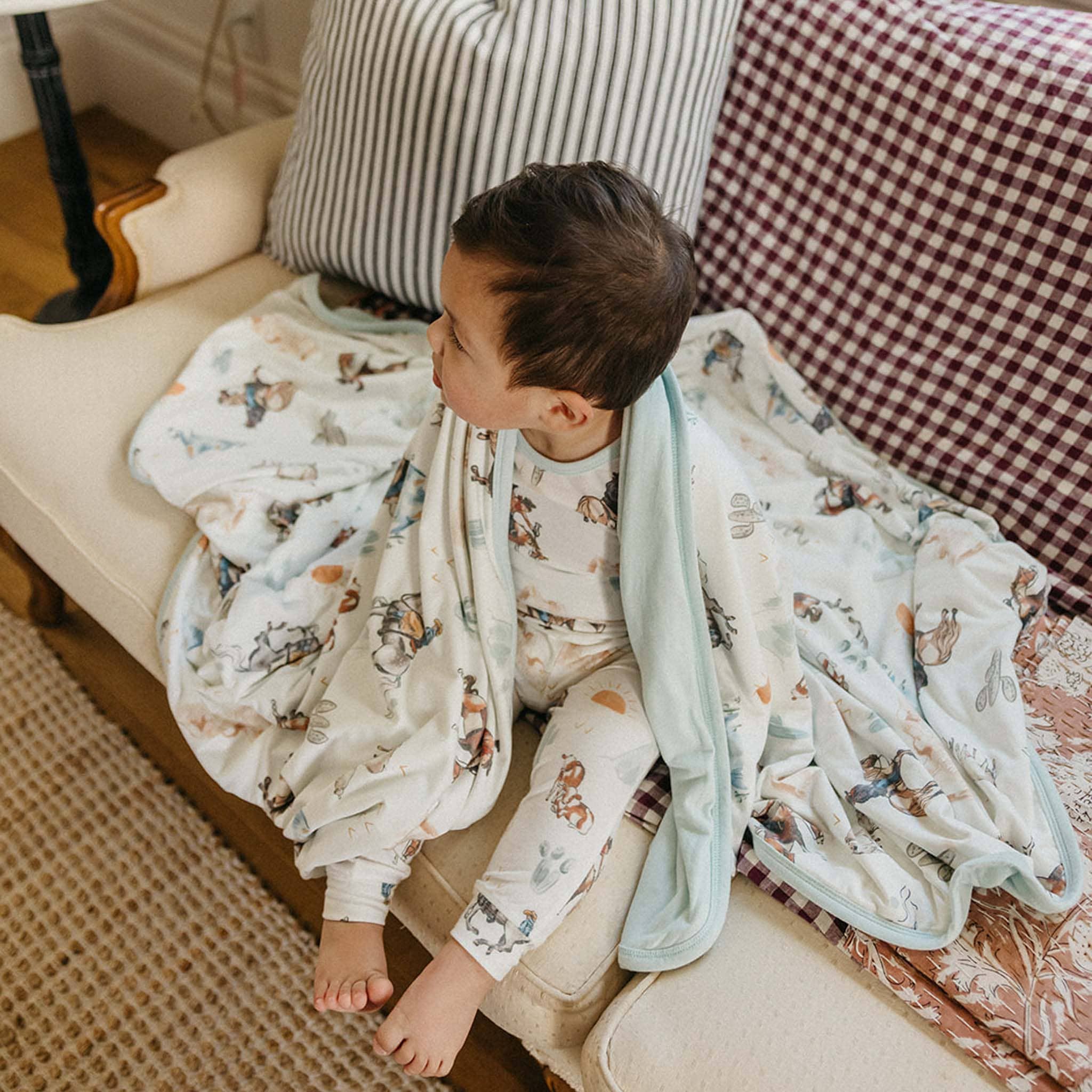 Copper Pearl: Three-Layer Quilt - Boone-12- Baby/Kids/Men-Copper Pearl-Usher & Co - Women's Boutique Located in Atoka, OK and Durant, OK