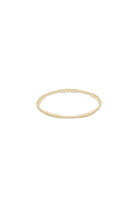 Enewton: Blissful Gold 3MM Bracelet - Gold-7- Jewelry-ENEWTON-Usher & Co - Women's Boutique Located in Atoka, OK and Durant, OK
