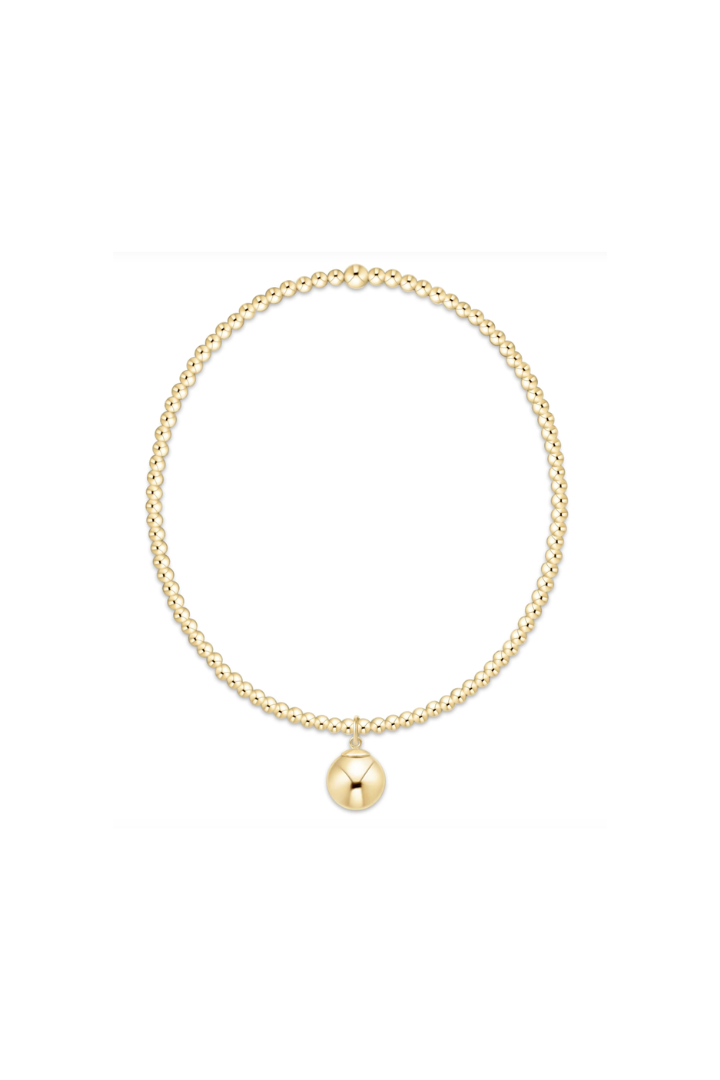 enewton: Classic Gold 2mm Bracelet-Classic Gold 8mm Charm-7- Jewelry-ENEWTON-Usher & Co - Women's Boutique Located in Atoka, OK and Durant, OK