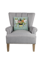 Bee Over Flowers Pillow-11- Gift/Home-Peking Handicraft-Usher & Co - Women's Boutique Located in Atoka, OK and Durant, OK