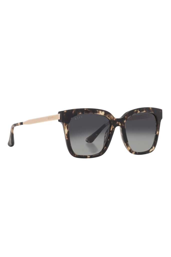 DIFF: Bella-Espresso Tortoise+Grey Gradient-Sunglasses-DIFF-Usher & Co - Women's Boutique Located in Atoka, OK and Durant, OK