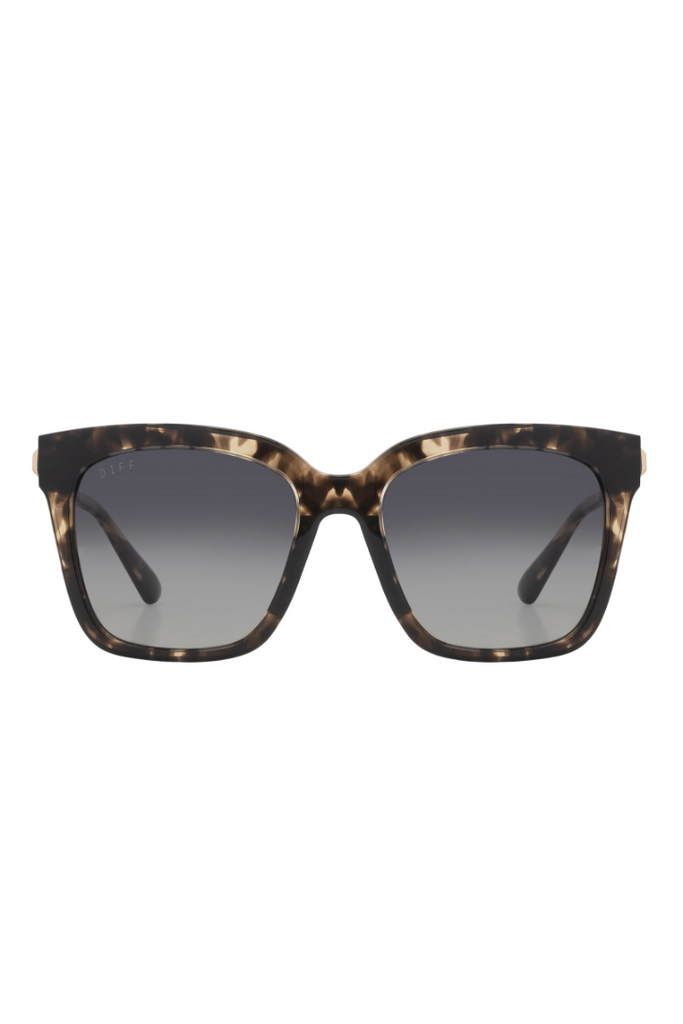 DIFF: Bella-Espresso Tortoise+Grey Gradient-Sunglasses-DIFF-Usher & Co - Women's Boutique Located in Atoka, OK and Durant, OK