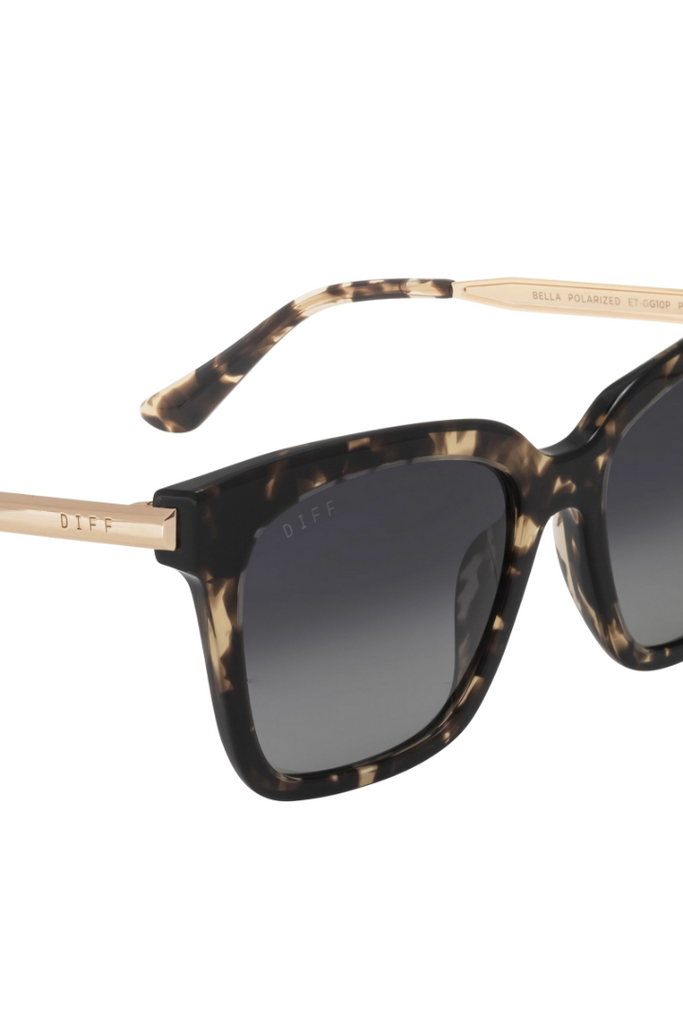 DIFF: Bella-Espresso Tortoise+Grey Gradient-Sunglasses-DIFF-Usher & Co - Women's Boutique Located in Atoka, OK and Durant, OK