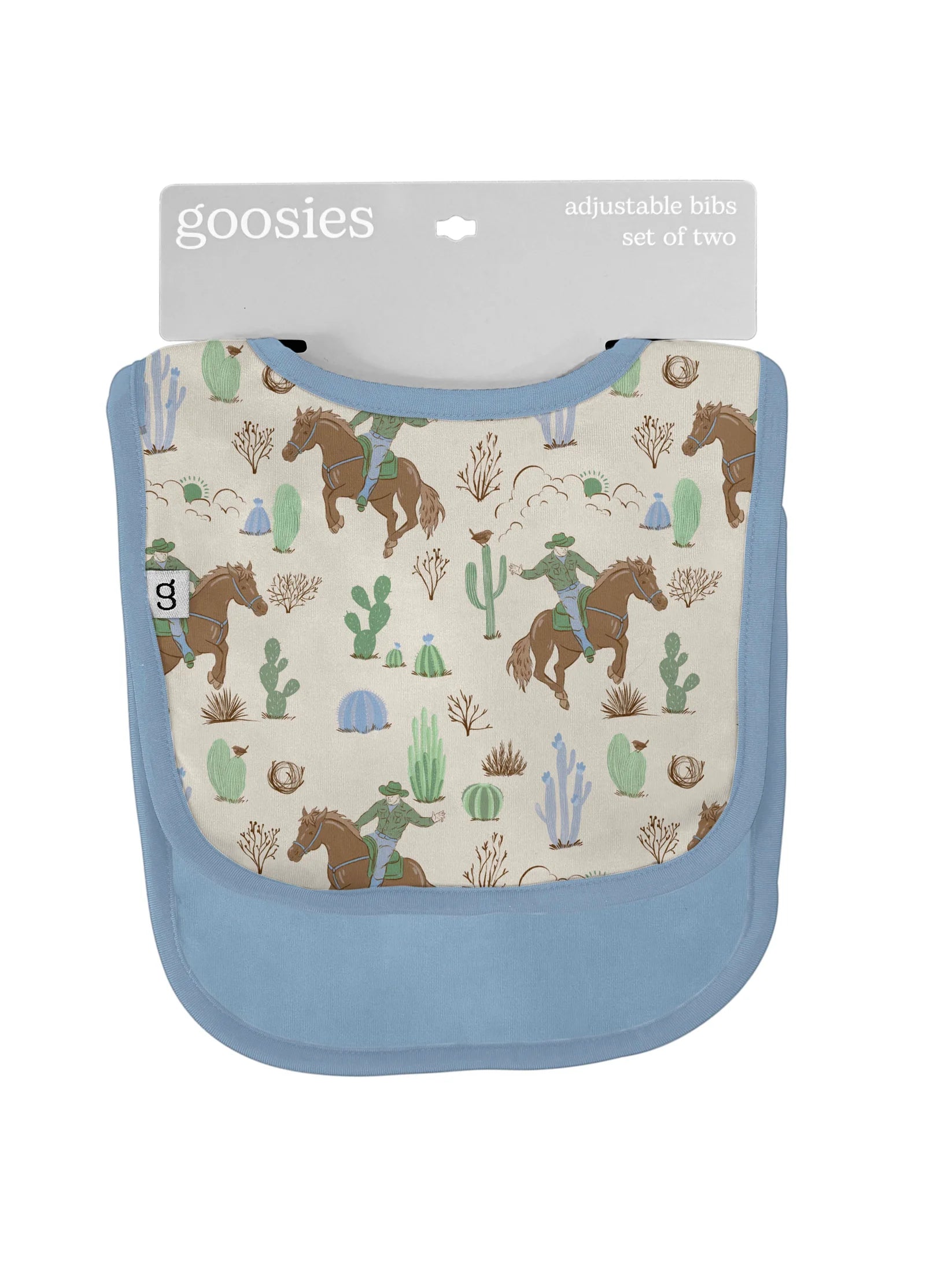 Goosies: Bib Set-Saddle Cowboy!-12- Baby/Kids/Men-Goosies-Usher & Co - Women's Boutique Located in Atoka, OK and Durant, OK