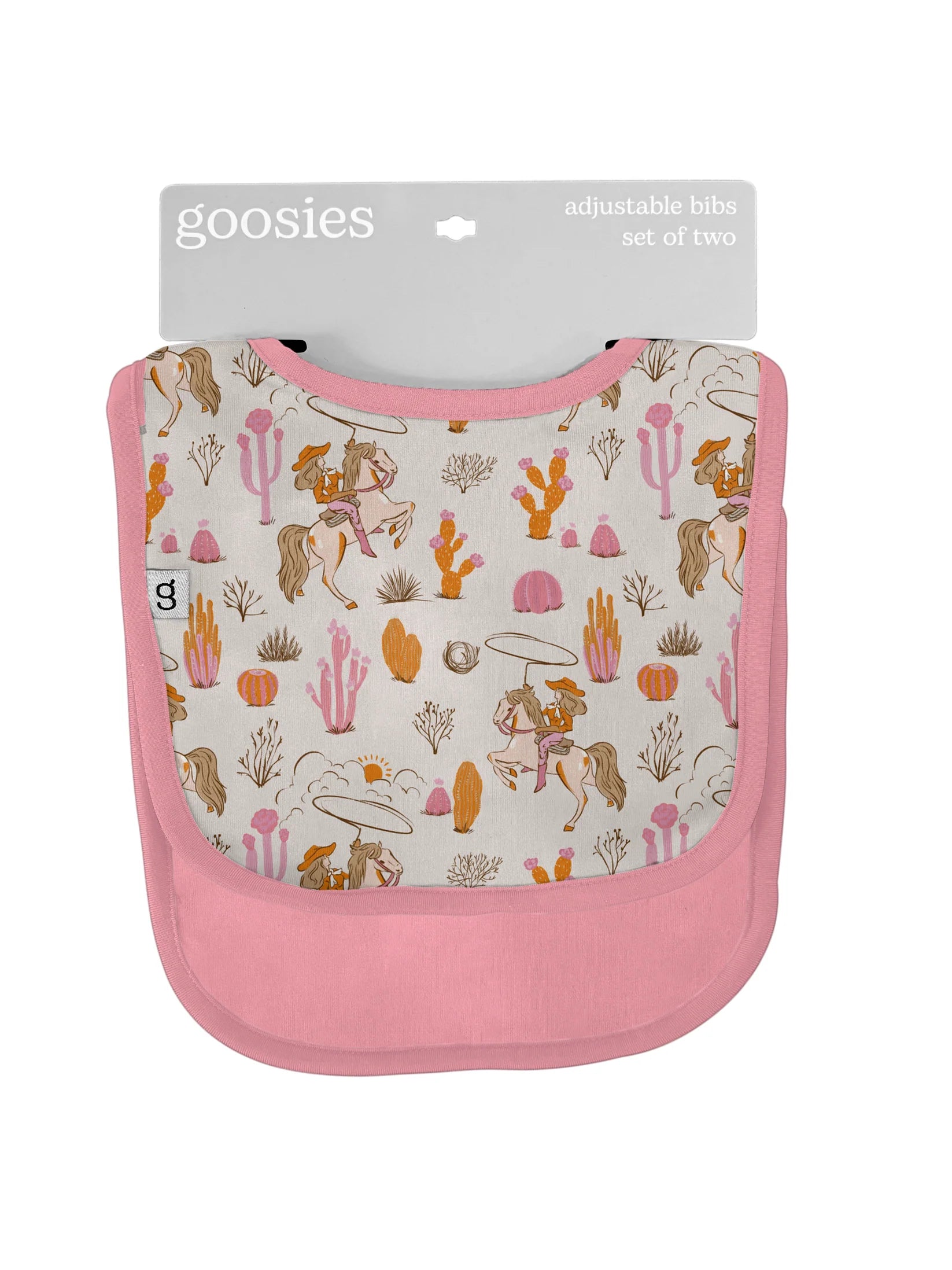 Goosies: Bib Set-Saddle Cowgirl!-12- Baby/Kids/Men-Goosies-Usher & Co - Women's Boutique Located in Atoka, OK and Durant, OK