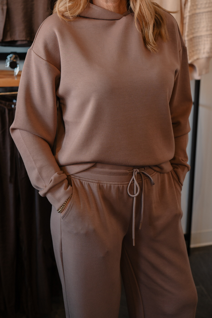 Bree Hoodie-Driftwood-Long Sleeve Tops-THREAD AND SUPPLY-Usher & Co - Women's Boutique Located in Atoka, OK and Durant, OK