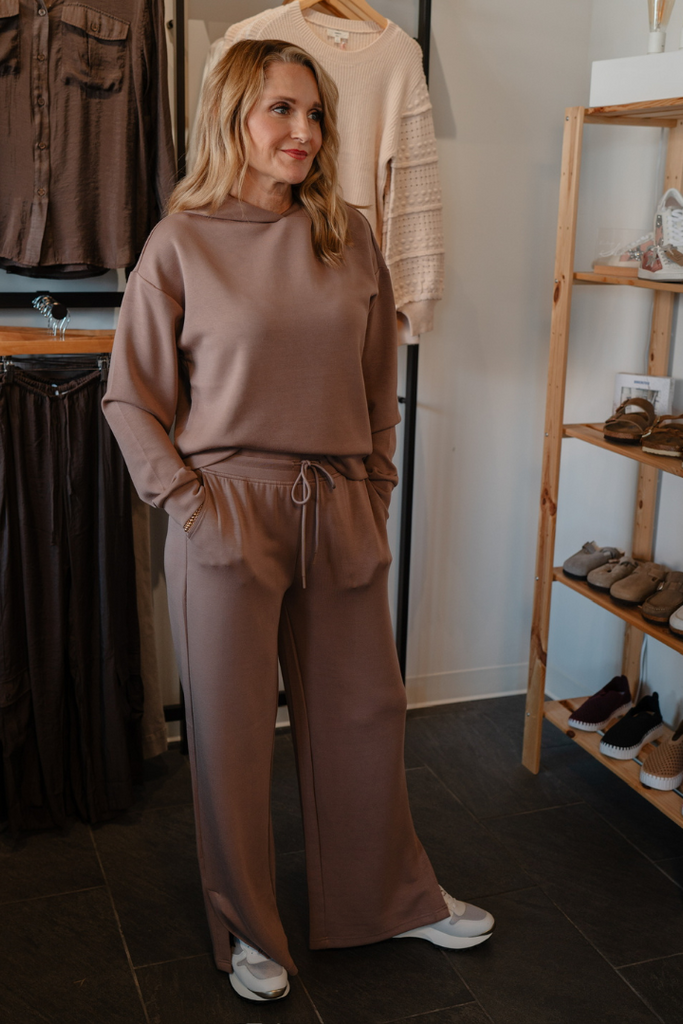 Bree Hoodie-Driftwood-Long Sleeve Tops-THREAD AND SUPPLY-Usher & Co - Women's Boutique Located in Atoka, OK and Durant, OK