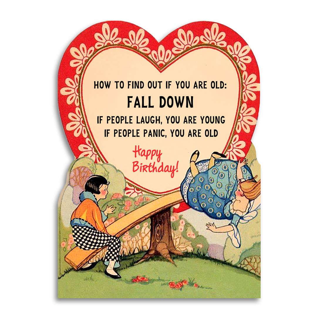 How to Find Out if You Are Old - Funny Birthday Card-11- Gift/Home-Bad Betty Greeting Co.-Usher & Co - Women's Boutique Located in Atoka, OK and Durant, OK