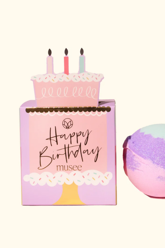 Musee: Birthday Cake Boxed Bath Balm-Soap/Lotion-Musee-Usher & Co - Women's Boutique Located in Atoka, OK and Durant, OK