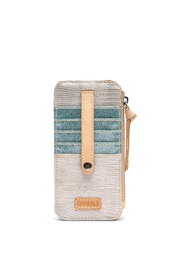 Consuela: Card Organizer-Celeste-10- Bags/Wallets-CONSUELA-Usher & Co - Women's Boutique Located in Atoka, OK and Durant, OK