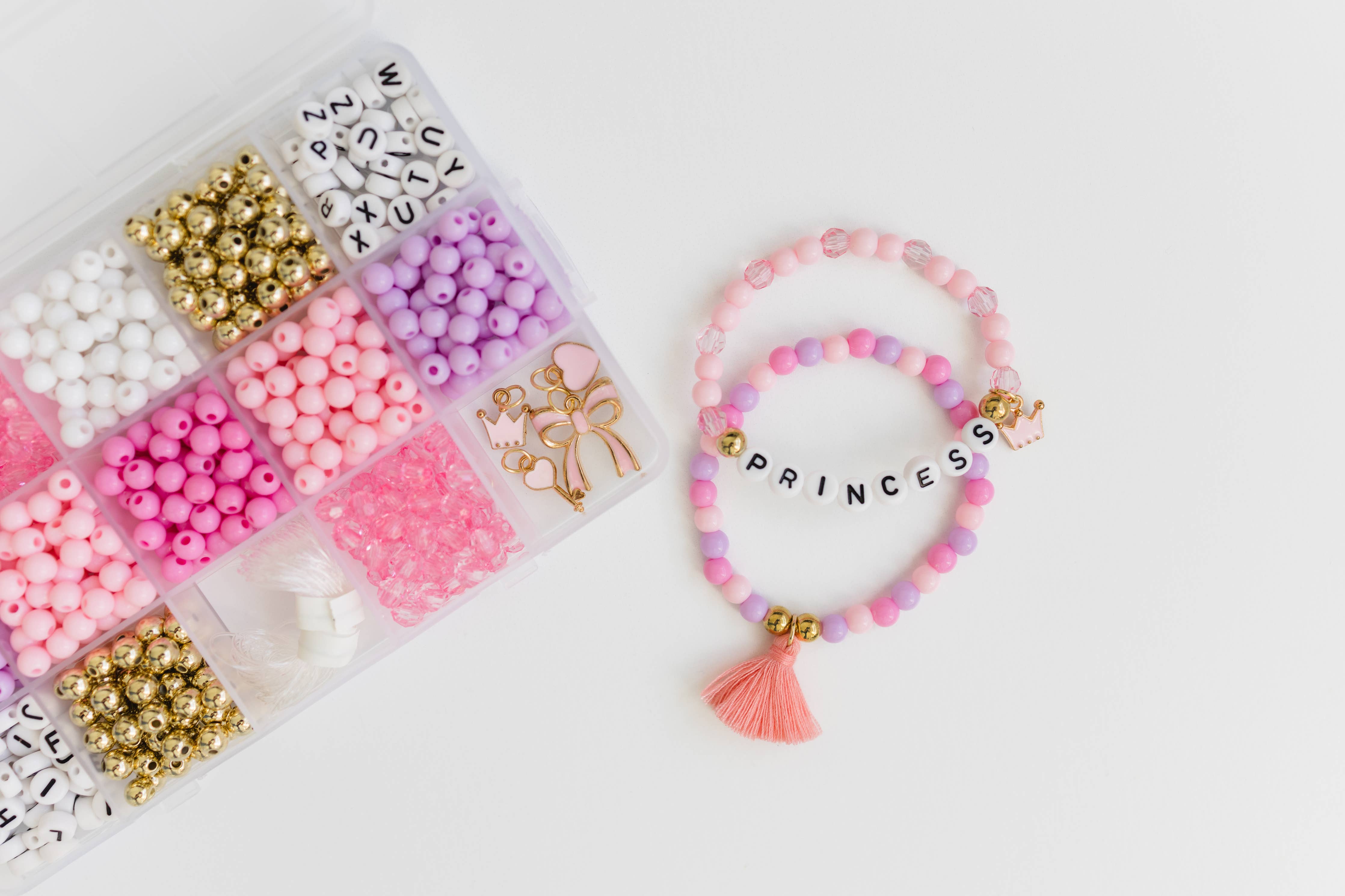 Princess Party Stretchy Bracelet Kit-11- Gift/Home-Stacked Sweetly-Usher & Co - Women's Boutique Located in Atoka, OK and Durant, OK